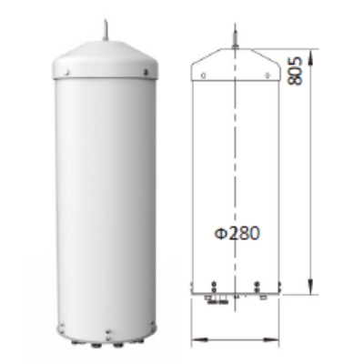 1710-2710NHz 14.5dBi 2G Broadband four port Exhaust pipe beautification Antenna