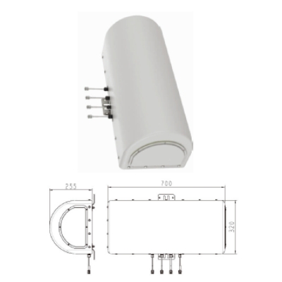 1710/2170/2300-2690MHz 14dBi High gain new Building Antenna