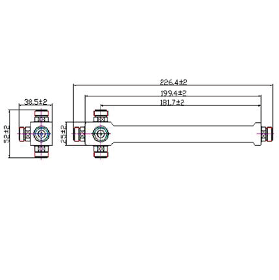 703-2700 MHz Split:4；Ripple (dB)：≤0.55；VSWR ：≤ 1.25 Low power level power