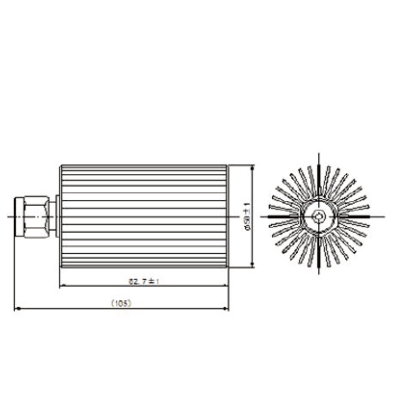 Impendance:50Ω; VSWR：≤1.2;  703-3000MHz 50W low intermodulation load