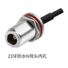 23-thread Waterproof N Female Connector Inner Bore