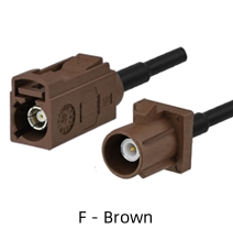 F-Brown Coaxial Cable RF Cable