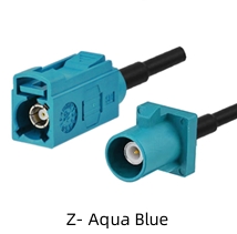 Z- Aqua Blue Coaxial Cable RF Cable