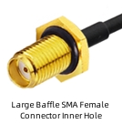 Large Baffle SMA Female Connector Inner Hole